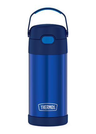 THERMOS FUNTAINER Water Bottle with Straw, 12oz, Blue