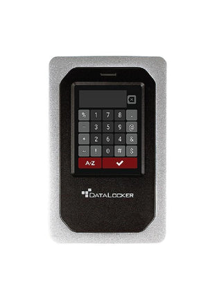 DataLocker DL4 FE 500GB USB-C / -A Hard Drive with AES-256bit Hardware Encryption, Colour Display and FIPS 140-2 Level 3 Certification, DSGVO/GDPR Compliant, DL4-500GB-FE