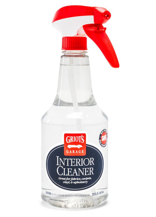 Griot's Garage 10956 Interior Cleaner 22oz – Safe on All Interior Surfaces – Carpets, Upholstery, Plastic, Etc. Contains No Dye’s or Additives, Perfect for Cars, Trucks, SUV’s, RV’s, Boats, & More!