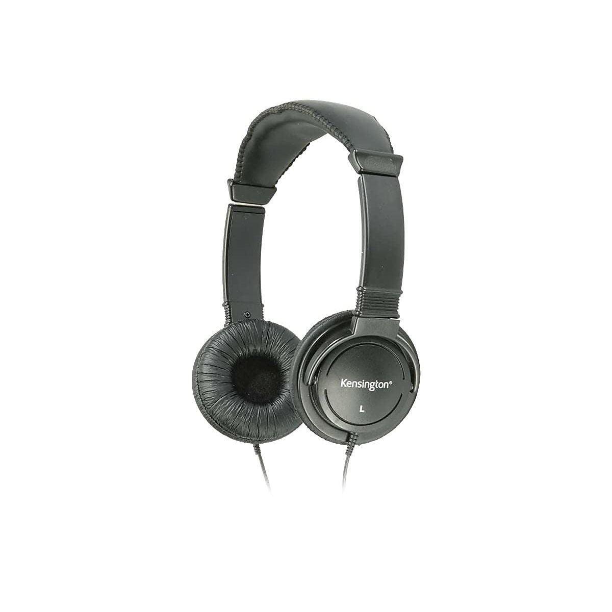 Kensington Hi-Fi On-Ear Headphones with 9-Foot Cord, 3.5mm Jack Headset (K33137)