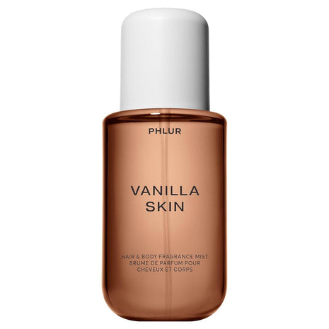 PHLUR Vanilla Skin Body Mist, 8 Fl Oz - Hair and Body Perfume for Women, Vanilla Perfume Body Spray with Pink Pepper, Cashmere Wood & Sandalwood Fragrance