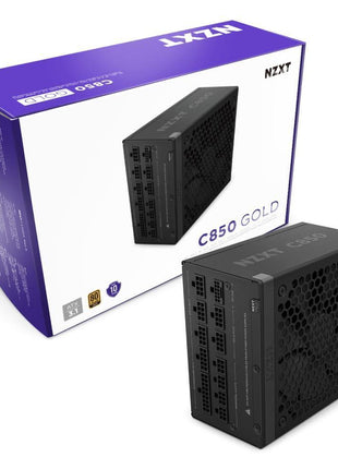 NZXT C850 Gold ATX 3.1-850W Fully Modular Power Supply | 850W 80 PLUS Gold ATX 3.1 PSU, fully modular and quiet. PCIe 5 ready for modern GPUs, backed by a 10-year warranty.