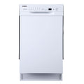 EdgeStar BIDW1802WH 18 Inch Wide 8 Place Setting Built-In Dishwasher