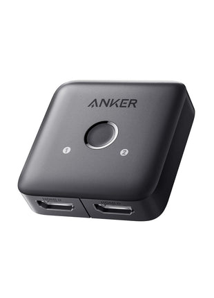 Anker HDMI Switch, 2 in 1 Out HDMI Switcher, Monitor Switch with 4K@60Hz | Smooth Finish, Supports HDR/3D/Dolby, for Laptops/PC/Xbox/PS5/PS4/Projector, and More
