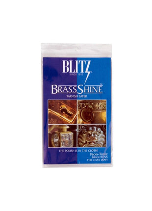 Blitz 21025 Brass Tarnish Eater Cloth-Single-Ply, Treated, 2 Pack