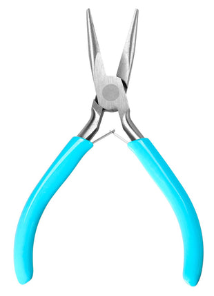 Needle Nose Pliers 4.5 Inch Jewelry Pliers Super Precision Jewelry Making Tools Comfort Grip Handle Craft Pliers for Jewelry Repair Wire Bending Gripping