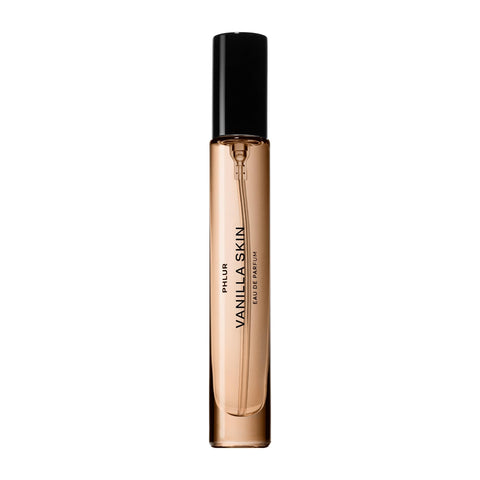 PHLUR Vanilla Skin Eau de Parfum - Travel Size Perfume Fragrance - Vanilla Perfume with Pink Pepper, Cashmere Wood & Sandalwood (9.5mL)