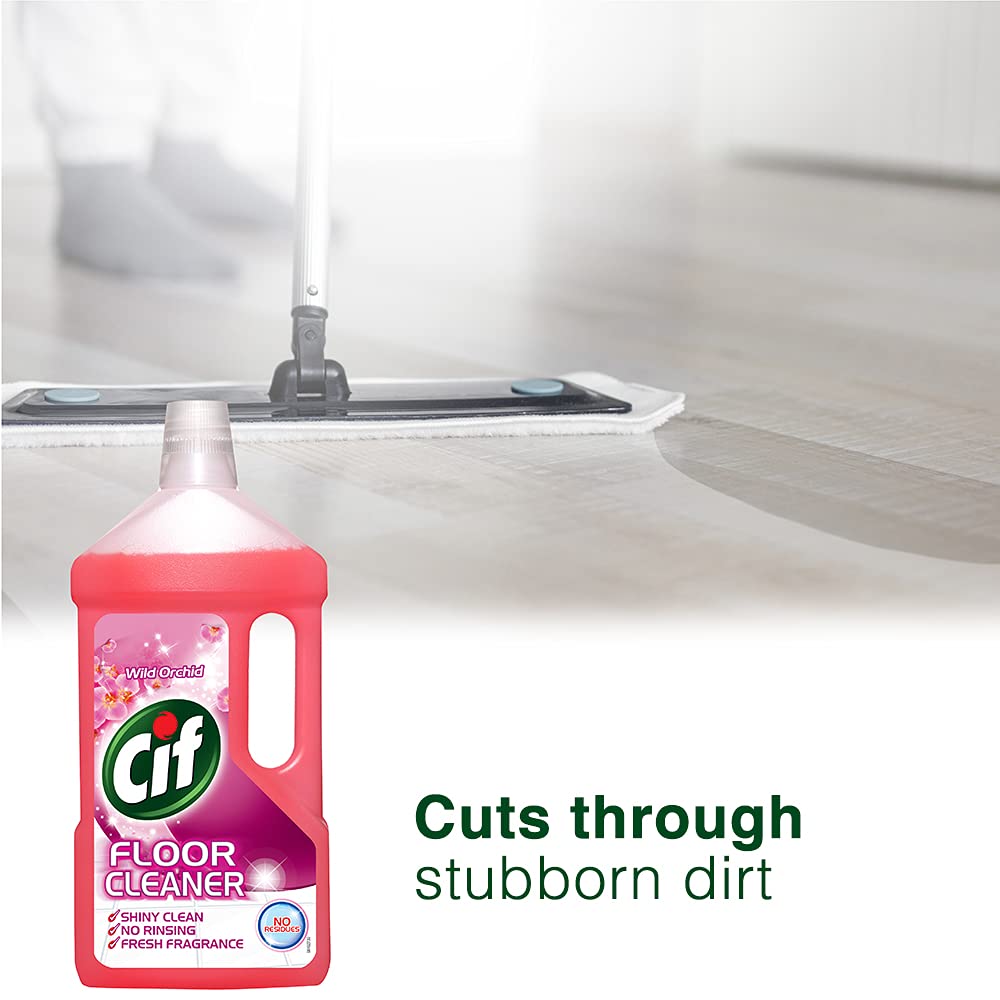 CIF Wild Orchid Multipurpose Floor Cleaner with Shiny Clean & Fresh Fragrance 950ml (Pack of 2)