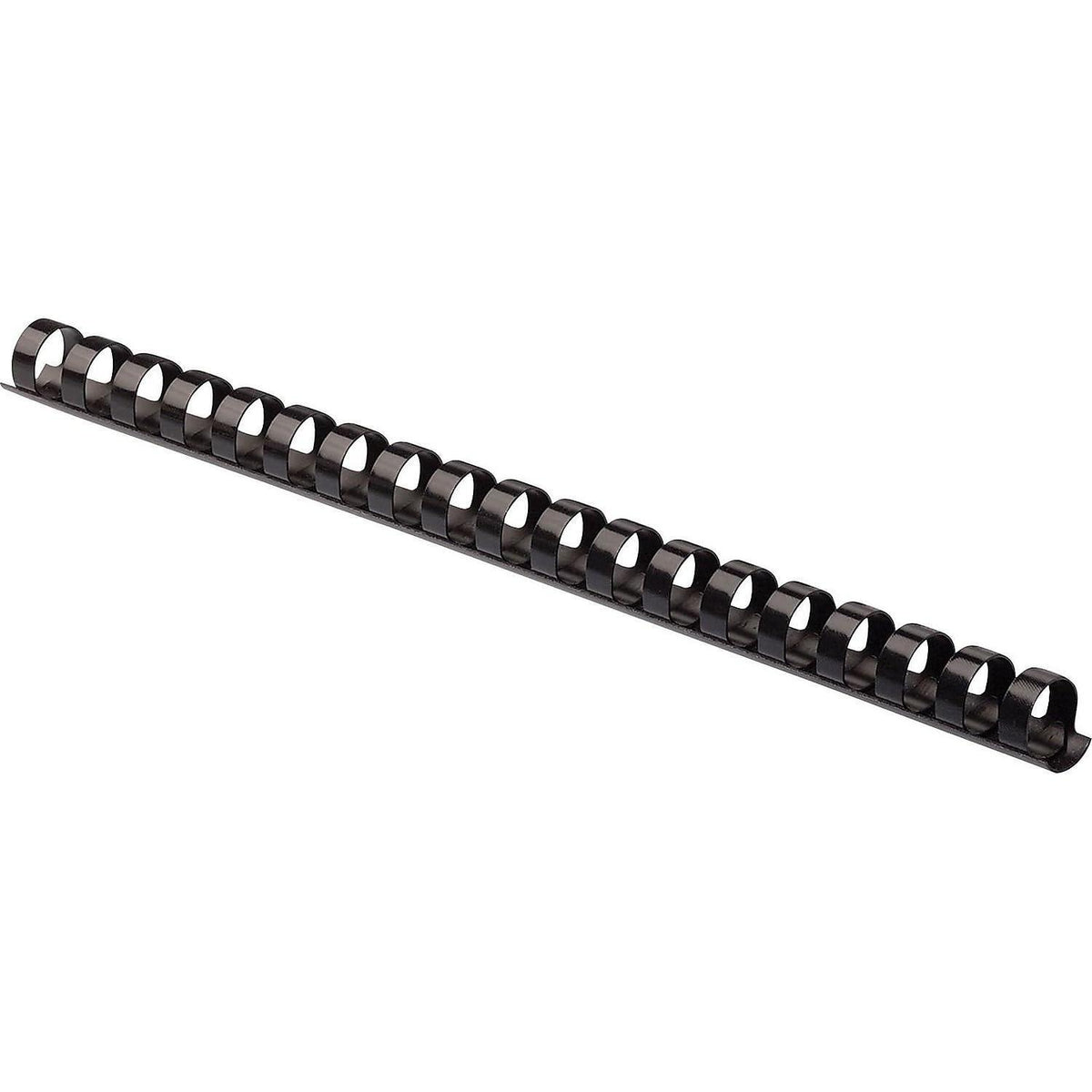 Fellowes 52326 Plastic Binding Combs - Round Back, 1/2 Inches, 90 Sheets, Black, 100 Pack