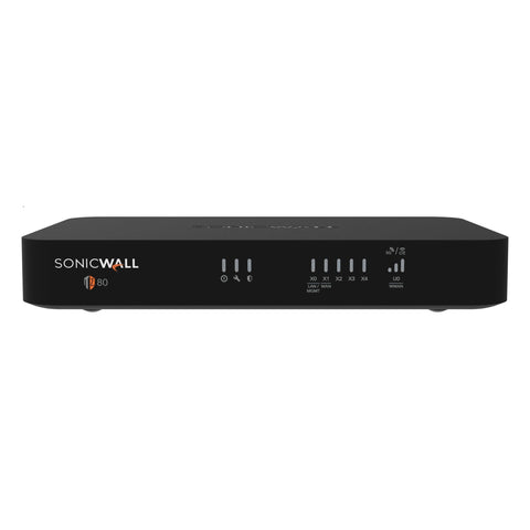 Sonicwall TZ80 Total Secure - 1 Year Advanced Protection (03-SSC-2840) | TZ80 Network Security Appliance with 1 Year Advanced Protection Service Suite | Next-Generation Firewall