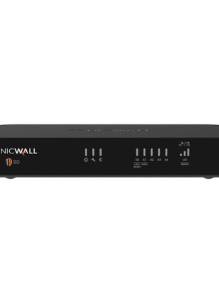SonicWall TZ80 Secure Upgrade Advanced Edition 3-Yr, 1-Yr CSE | 03-SSC-3031 | 5 ports (4x1GbE, 1x SFP); 750 Mbps firewall & threat prevention; SonicOS; SOHO, branch & IoT NGFW