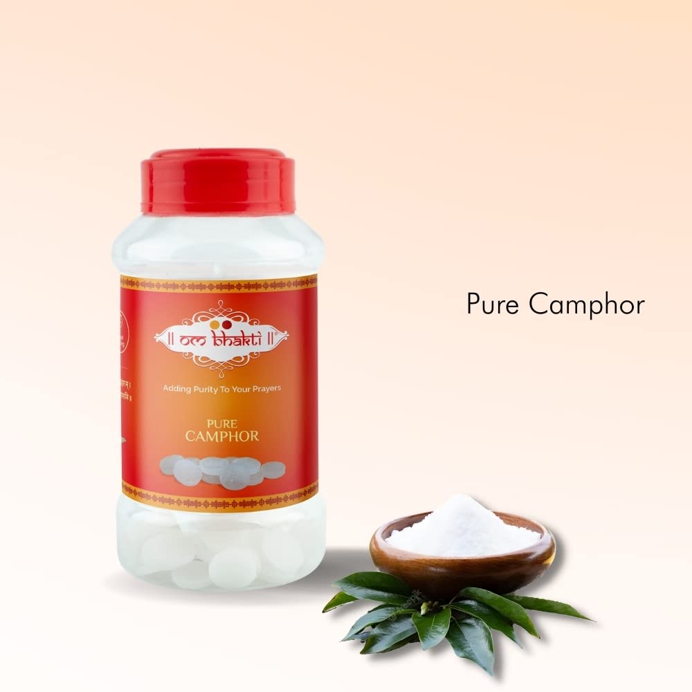 II om bhakti II Pure Puja Camphor for Pooja, Aarti, Meditation 200 g