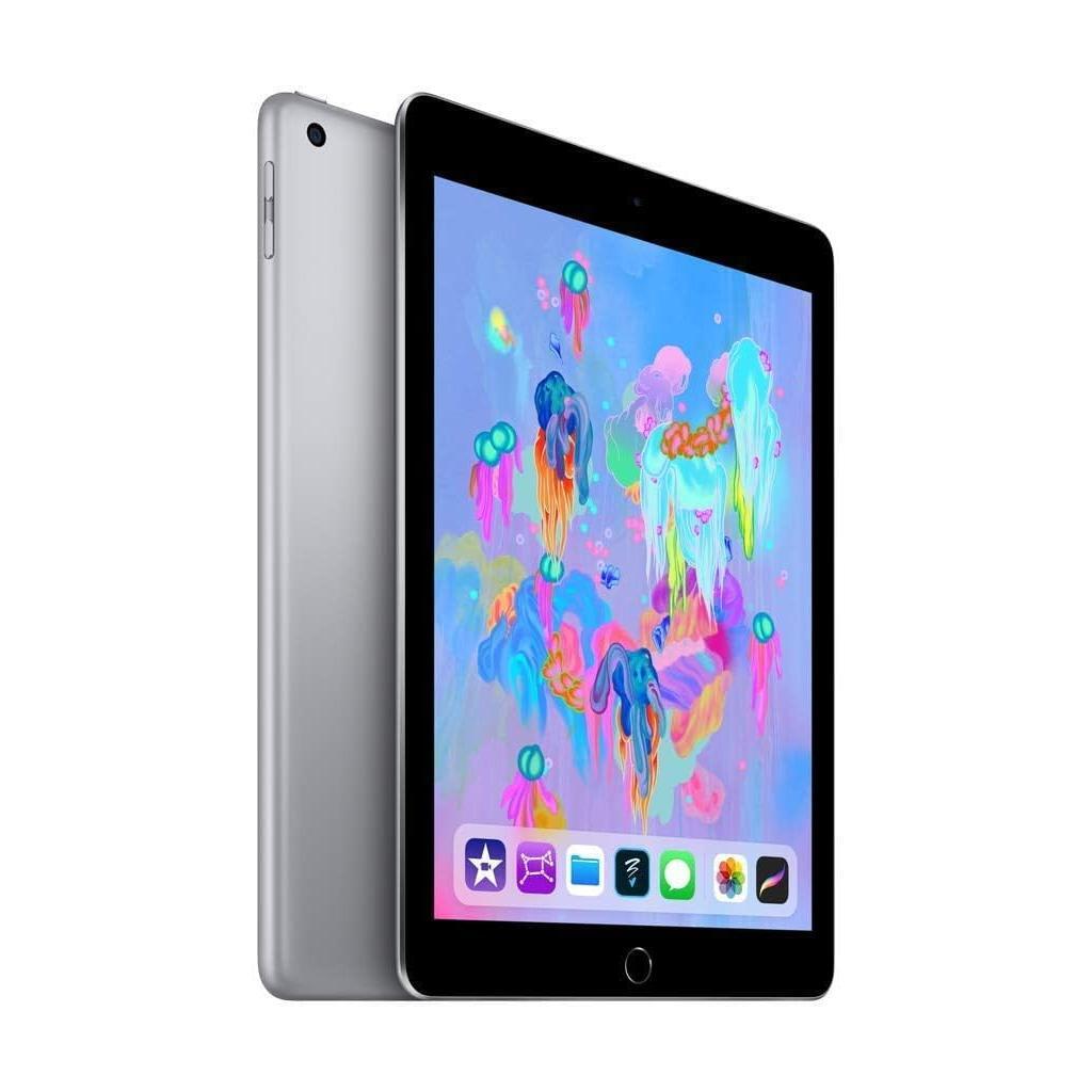 Apple iPad (2018 Model) with Wi-Fi only 32GB Apple 9.7in iPad - Space Gray (Renewed)