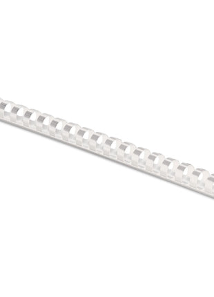 Fellowes - 0.38 in - 55 sheets - white - 100 pcs. plastic binding comb