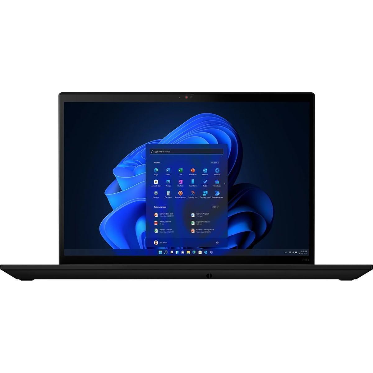 Lenovo ThinkPad P16s Gen 2 16" WQUXGA OLED Mobile Workstation, AMD Ryzen 7 PRO 7840U 3.3GHz, 64GB RAM, 1TB SSD, Windows 11 Pro, Villi Black