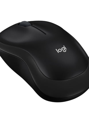 Logitech M185 Wireless Mouse, 2.4GHz with USB Mini Receiver, 12-Month Battery Life, 1000 DPI Optical Tracking, Ambidextrous, Compatible with PC, Mac, Laptop - Black