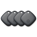 Air Tracker Tags-4 Pack, Bluetooth Tracker Works with Apple Find My APP (iOS Only, Not for Android), Keys Finder, Item Locator for Keys, Luggage, Backpack, Bags, Wallet, Replaceable Battery