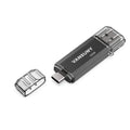 Vansuny 128GB USB C Flash Drive 2 in 1 OTG USB 3.0 + Type C Memory Stick with Keychain Dual Type C Thumb Drive Photo Stick Jump Drive for Android Smartphones, Computer, Tablet, PC