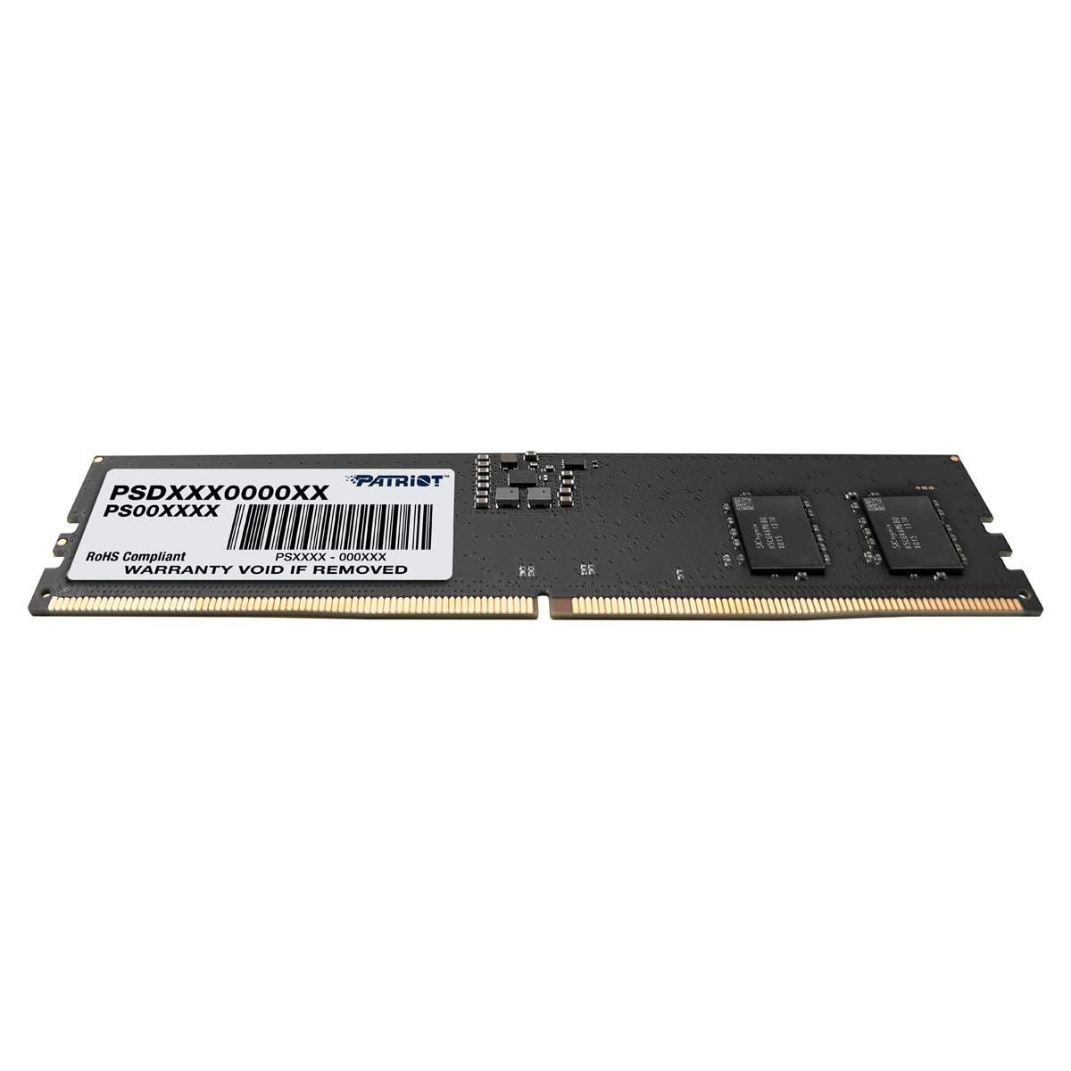Patriot Memory Signature Line Series DDR5 8GB (1 x 8GB) 4800MHz UDIMM Single - PSD58G480041