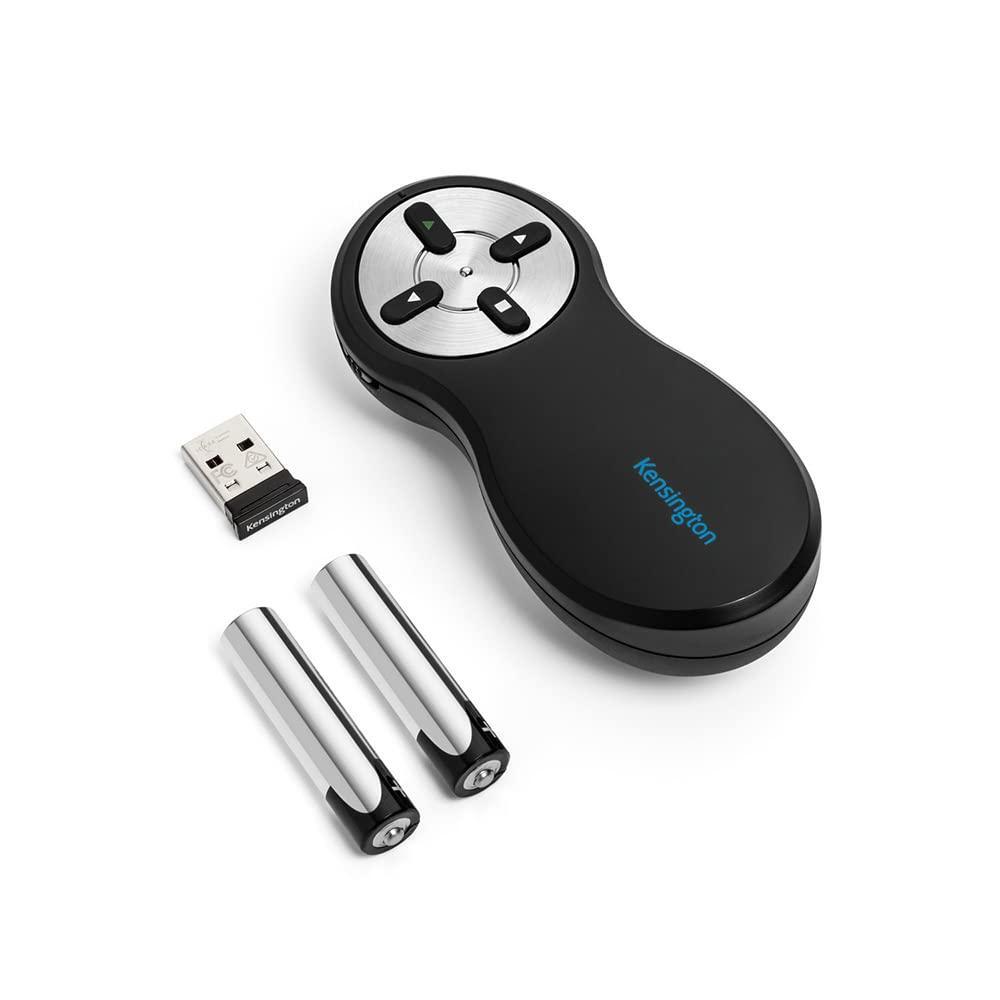 Kensington Wireless Presenter - Presentation Remote (K33271WW), Black