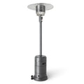 Amazon Basics 46,000 BTU Outdoor Propane Patio Heater with Wheels, Commercial & Residential, Slate Gray, with Water Tank, 32.1 x 32.1 x 91.3 inches (LxWxH)