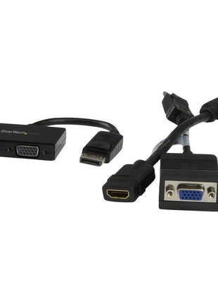 StarTech Video Converter - DisplayPort - HDMI, VGA - Black