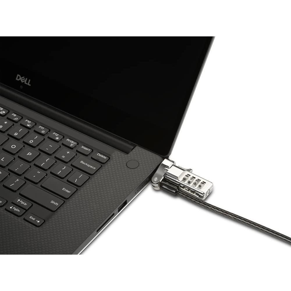 Kensington Universal 3-in-1 Combination Laptop Lock, Computer Security Locking Cable - Resettable Version (K62316WW), Black
