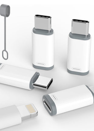 Thousover 4 Pack Lightning to USB C Adapter for iPhone 15/16/17 Pro/17 Pro Max,for iPhone 17/16 Charger,17/16 Accessories,Fast Charging & Data Transfer,USB C Charger Connector Cable,Not for Audio/OTG