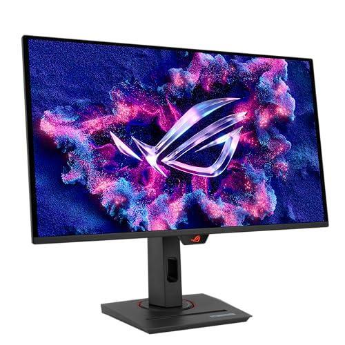 ASUS ROG Strix 26.5” 1440P QD-OLED Gaming Monitor (XG27ACDNG) -QHD (2560x1440), 360Hz, 0.03ms, Custom Heatsink, OLED Care+, G-SYNC Compatible, 99% DCI-P3, DisplayWidget, AI Gaming, 3yr Warranty
