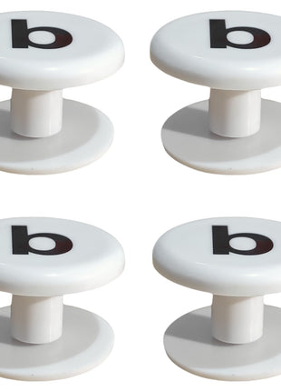 4 Pack Replacement Buttons Compatible with Bogg Bags Accessories, Handle Rivets Compatible with Rubber Totes & Beach Bags – Durable No-Sew Repair Kit