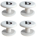 4 Pack Replacement Buttons Compatible with Bogg Bags Accessories, Handle Rivets Compatible with Rubber Totes & Beach Bags – Durable No-Sew Repair Kit