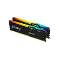 Kingston FURY Beast 16GB (2x8GB) 5600MT/s DDR5 CL36 RGB Desktop Memory Kit of 2 | Infrared Syncing | AMD Expo | Plug N Play | KF556C36BBEAK2-16
