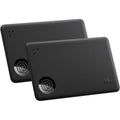 Tile by Life360 Slim - Wallet Finder, Bluetooth Tracker and Item Locator for Luggage Tags, Passports and More. Both iOS and Android Compatible. Phone Finder. 2-Pack (Black)