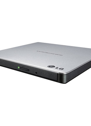 LG Electronics USB 3.0 Compatible Super-Multi Slim Portable DVD+/-RW External Drive for PC Windows, Linux, Mac OS with M-DISC Support GP65NS60 (Silver)