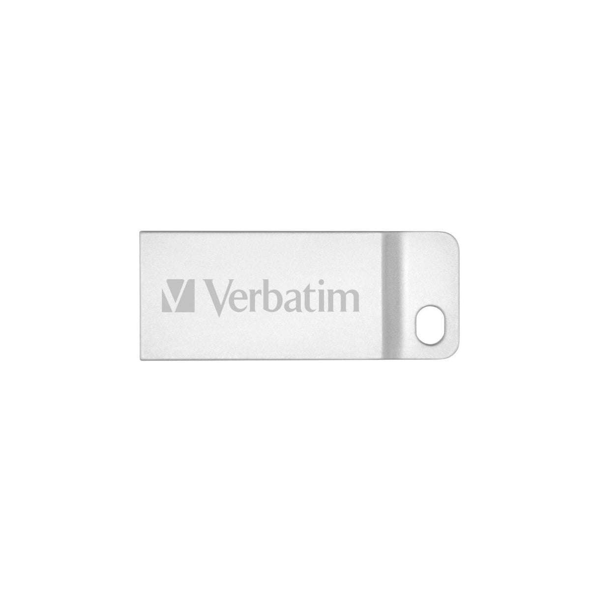 Verbatim 32GB Metal Executive USB Flash Drive - Silver - 98749
