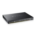 Zyxel 48-Port PoE Gigabit Switch | Nebula Cloud Managed/L3 Access | 40x PoE+ & 10x PoE++ @600W | 6x 10G Uplink (2x Copper + 4x SFP+) [XGS2220-54HP]