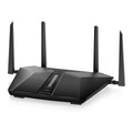 NETGEAR Nighthawk 6-Stream Dual-Band WiFi 6 Router (RAX54S) – Security Features, AX5400 Wireless Speed, Up to 5.4 Gbps, Covers up to 2,500 sq. ft., 25 Devices - 1-Year Armor Subscription Included