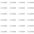 ImpressArt - Premium Metal Stamping Rectangle Blanks for Metal Stamping and Jewelry Making (24 Pack) (1/4