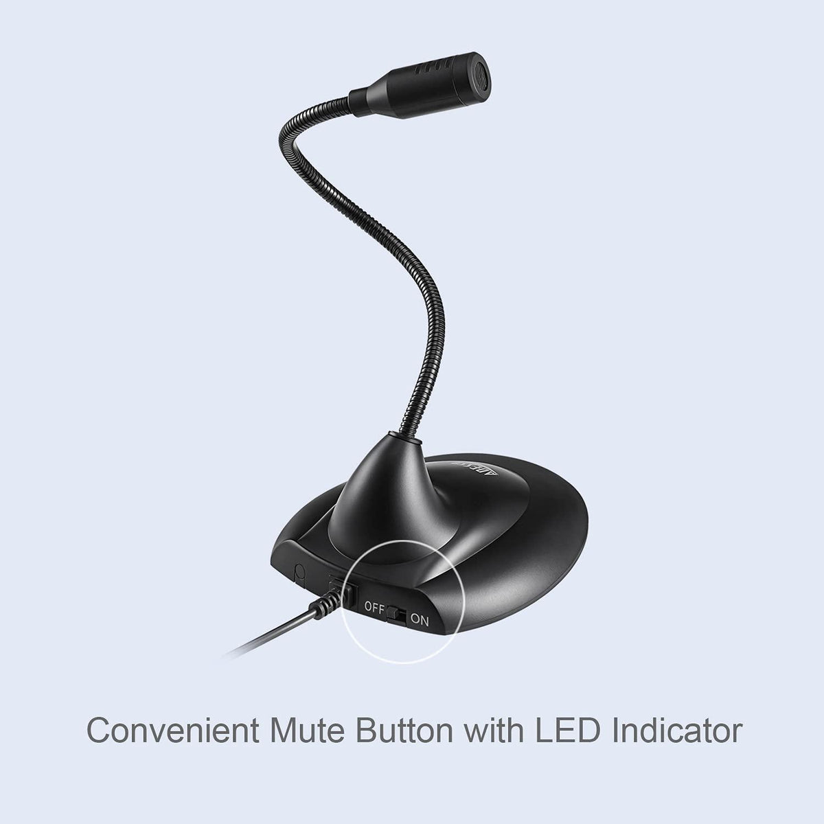 ADESSO Xtream M1 Omni-Directional USB Measurement Calibrated Table Top Microphone for Meetings and Conferences