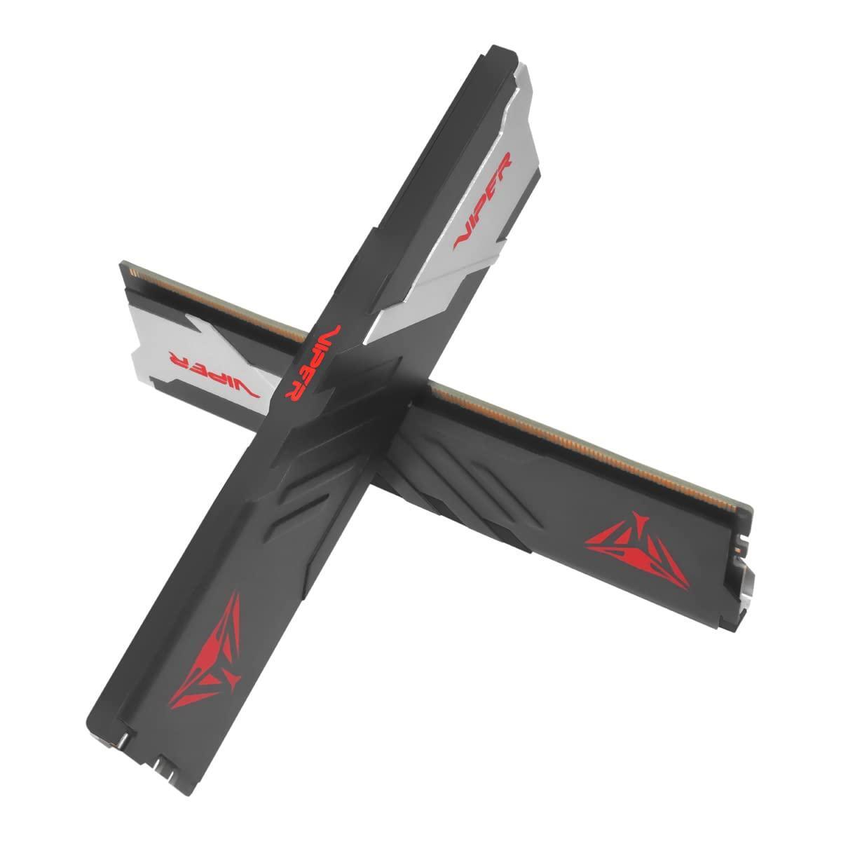Patriot Memory Viper Venom DDR5 RAM 32GB (2X16GB) 6000MHz CL30 1.35v UDIMM Desktop Gaming Memory Kit Compatible with Intel XMP/AMD Expo - PVV532G600C30K