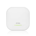 Zyxel WiFi 6E AXE5400 2.5G Multi-Gigabit Business AP | Bandflex 2.4Ghz and 5Ghz or 6Ghz Operation | 1 GbE Passthru| Mesh, Seamless Roaming, Captive Portal | Hybrid Cloud | POE+ Support | NWA220AX-6E
