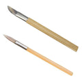 Chiloskit 2PCS Agate Polishing Burnisher Agate Knife Gold Silver Jewellery Clay Craft Jewellers Tool
