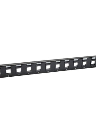 Tripp Lite 12-Port Keystone Blank Patch Panel RJ45, USB, HDMI, Cat5e / Cat6 Rackmount Unshielded 2URM TAA (N062-012-KJ)