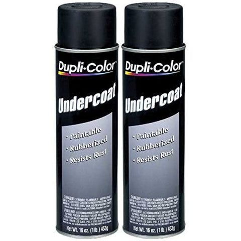 Dupli-Color UC101 Paintable Rubberized Undercoat (16 oz) - 2 Pack