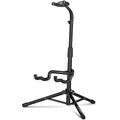 CAHAYA Guitar Stand Floor - Folding Universal Guitar Holder for Acoustic Electric Guitars Bass Guitar Adjust Height from 30.7 to 37 In Folding Tripod Guitar Stands with Neck Holder
