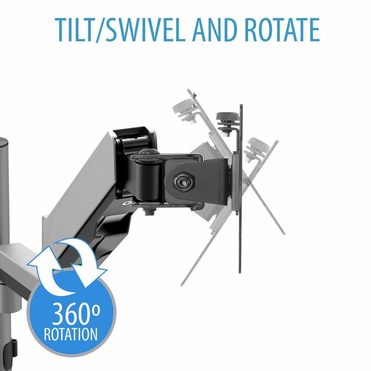 V7 DM1TA-1N -1E Touch Adjust Monitor Mount (VESA 75x75, 100x100, up to 8 kg per Display)