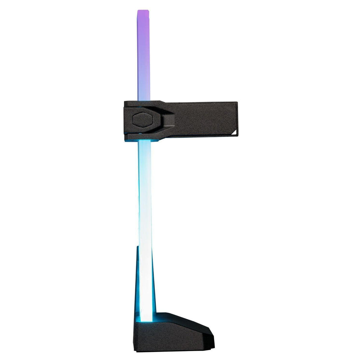 Cooler Master MasterAccessory ARGB GPU Support Bracket, Edge-Lit ARGB Tempered Glass, Universal GPU Bracket, Multiple Orientations (MCA-U000R-GSBTG-00)