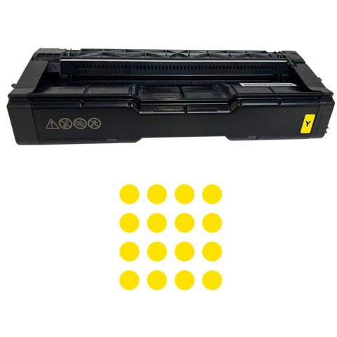 RICOH Genuine Yellow Toner Cartridge C125 P & C125MF
