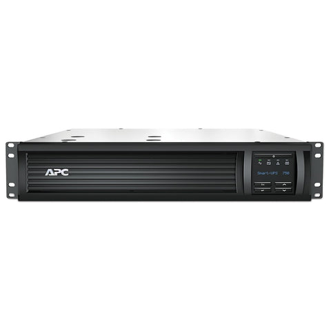 APC 750VA Smart UPS with SmartConnect and Network Card, SMT750RM2UCNC, Rackmount 2U, Sinewave UPS Battery Backup, 120V, Line Interactive Uninterruptible Power Supply