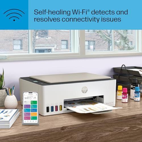 HP Smart Tank 5000 Wireless All-in-One Ink Tank Printer with up to 2 years of ink included, mobile print, scan, copy